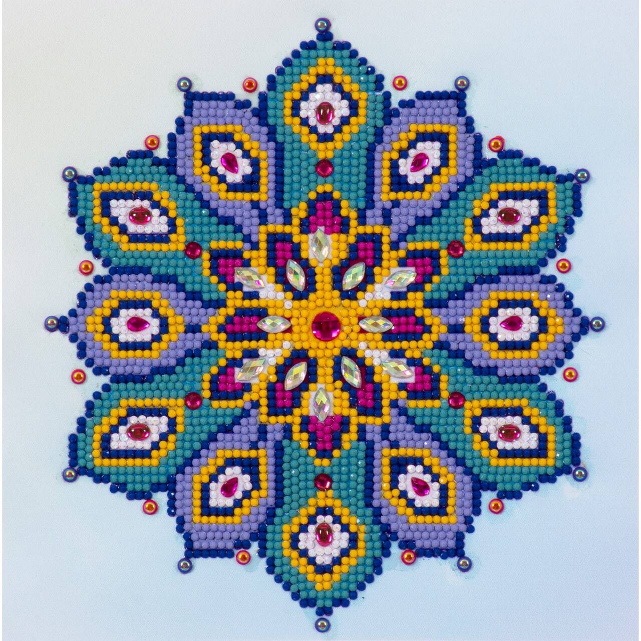 Diamond Dotz® at Home Beginner Mandala Blush Diamond Painting Kit